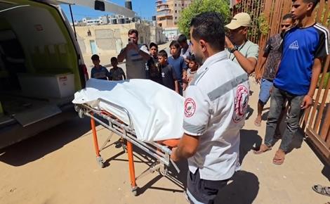 شهيد ومصابون بقصف إسرائيلي في خان يونس ورعب بين النازحين في خان يونس جراء إطلاق نار كثيف باتجاه خيامهم