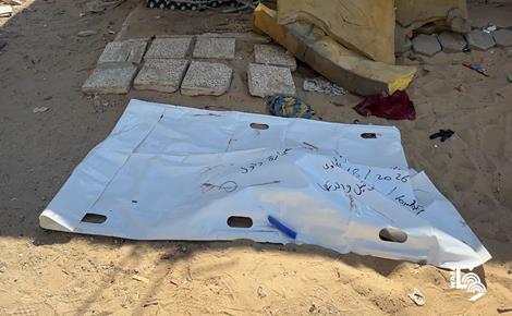 انتشال رفات مفقودين في غزة