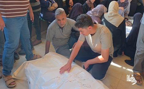 استشهاد مواطن متأثرا بجروحه إثر استهداف الاحتلال مدينة غزة ووداع وتشييع شهيدين في خان يونس