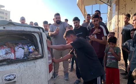 شهيدان ومصابون في قصف الاحتلال مركبة بمدينة غزة